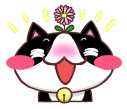 Flower cat Bunji sticker #10290247
