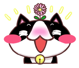 Flower cat Bunji sticker #10290247