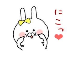 I want you to Kama~tsu rabbit 2 sticker #10290368