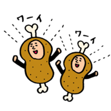 Full of meat. sticker #10290517