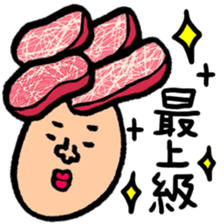 Full of meat. sticker #10290528