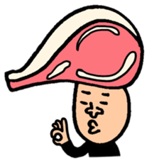 Full of meat. sticker #10290532