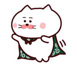 Furoshiki nyanko Matsukichi 10 sticker #10290576