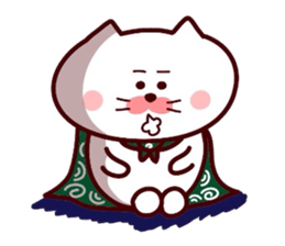 Furoshiki nyanko Matsukichi 10 sticker #10290579