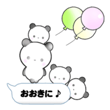 PANDDY balloon sticker #10291005