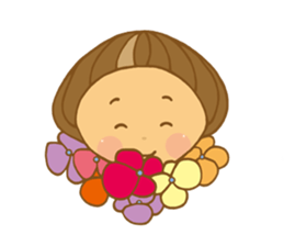 Along with Marron-cahan sticker #10291086