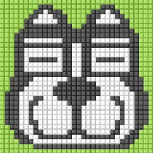 8-bit pixel french bulldog sticker #10291665
