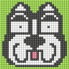 8-bit pixel french bulldog sticker #10291666