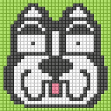 8-bit pixel french bulldog sticker #10291666