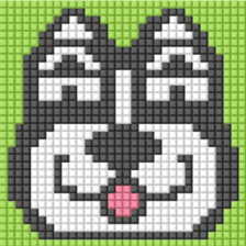 8-bit pixel french bulldog sticker #10291670