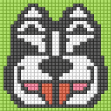 8-bit pixel french bulldog sticker #10291672