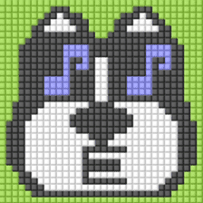 8-bit pixel french bulldog sticker #10291680