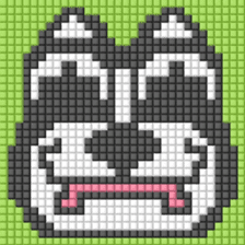 8-bit pixel french bulldog sticker #10291681