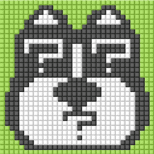 8-bit pixel french bulldog sticker #10291696