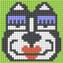 8-bit pixel french bulldog sticker #10291698