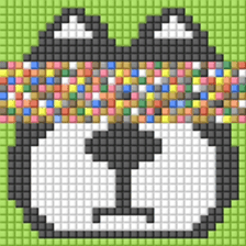 8-bit pixel french bulldog sticker #10291703