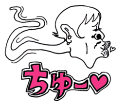 Mr.lady is called P-chan sticker #10291842