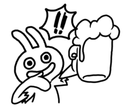 I am a rabbit ! sticker #10291874