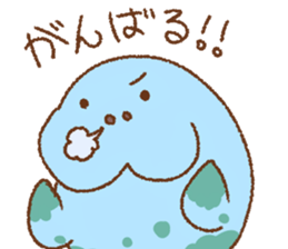 Lovely manatee sticker #10291947