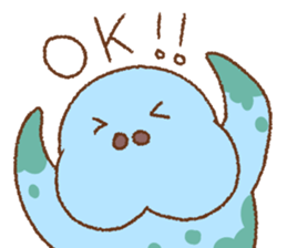 Lovely manatee sticker #10291950