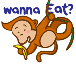 Monkey and Cat Story sticker #10292009