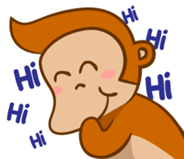 Monkey and Cat Story sticker #10292018