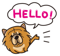 iinu - Chow Chow sticker #10292024