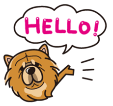 iinu - Chow Chow sticker #10292024