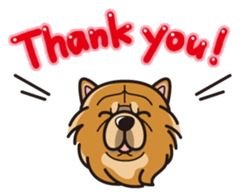 iinu - Chow Chow sticker #10292025