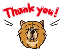 iinu - Chow Chow sticker #10292025