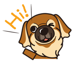 iinu - Tibetan Spaniel sticker #10292187