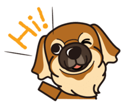 iinu - Tibetan Spaniel sticker #10292187