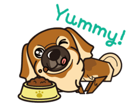 iinu - Tibetan Spaniel sticker #10292189