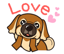 iinu - Tibetan Spaniel sticker #10292190