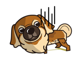 iinu - Tibetan Spaniel sticker #10292198