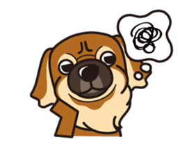 iinu - Tibetan Spaniel sticker #10292201