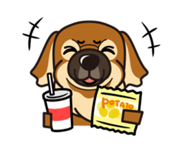 iinu - Tibetan Spaniel sticker #10292202