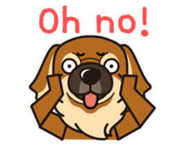 iinu - Tibetan Spaniel sticker #10292204