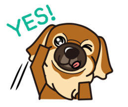 iinu - Tibetan Spaniel sticker #10292218