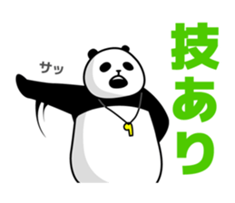 Referee of panda sticker #10293162