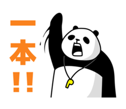 Referee of panda sticker #10293163