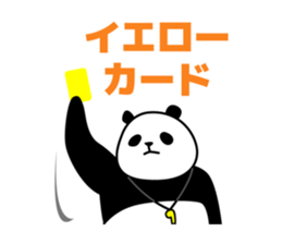 Referee of panda sticker #10293169