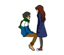 Hikary, Haruki, Joe and Marie sticker #10293184