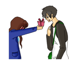 Hikary, Haruki, Joe and Marie sticker #10293190