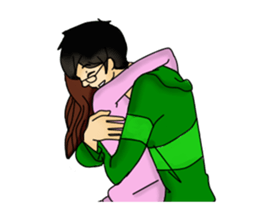 Hikary, Haruki, Joe and Marie sticker #10293194