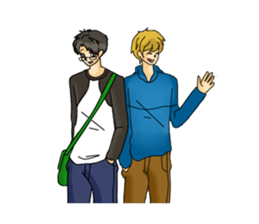 Hikary, Haruki, Joe and Marie sticker #10293212