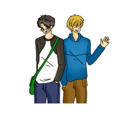 Hikary, Haruki, Joe and Marie sticker #10293212