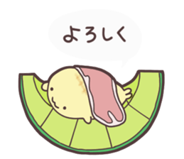 Melonpan seals 2 sticker #10293386
