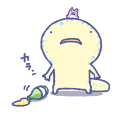 Pretty & Cute giant salamander sticker #10293785