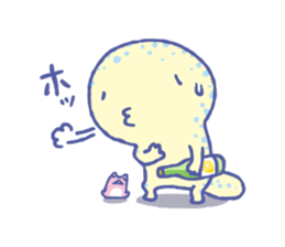 Pretty & Cute giant salamander sticker #10293815